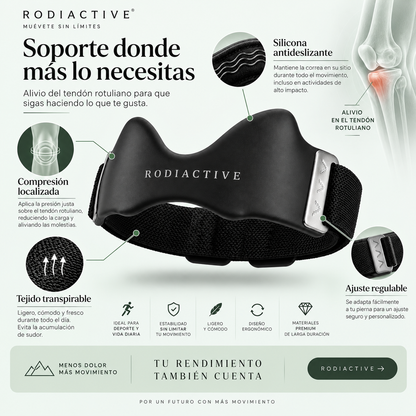 RODIACTIVE Vector — Correa rotuliana de compresión localizada
