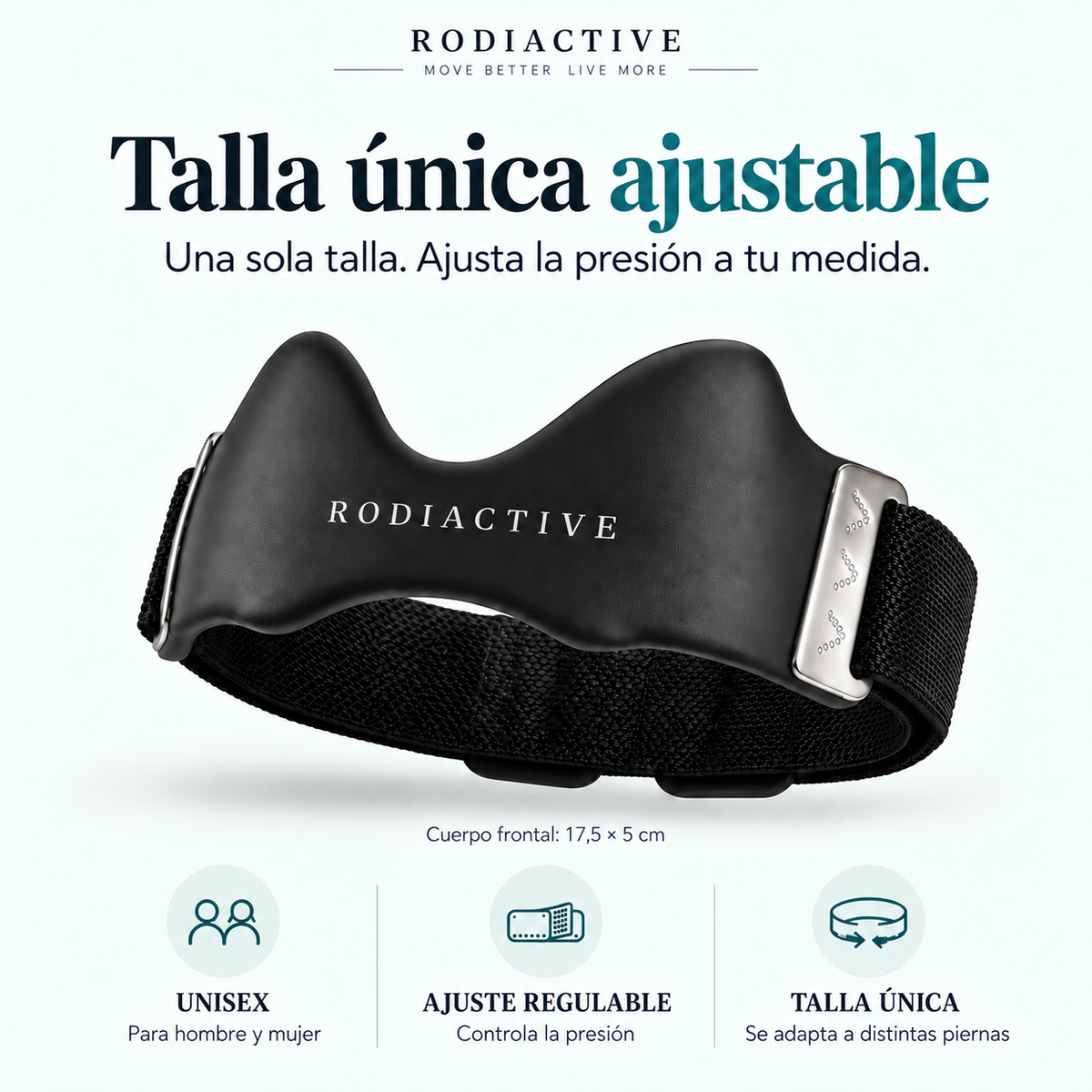 RODIACTIVE Vector — Correa rotuliana de compresión localizada